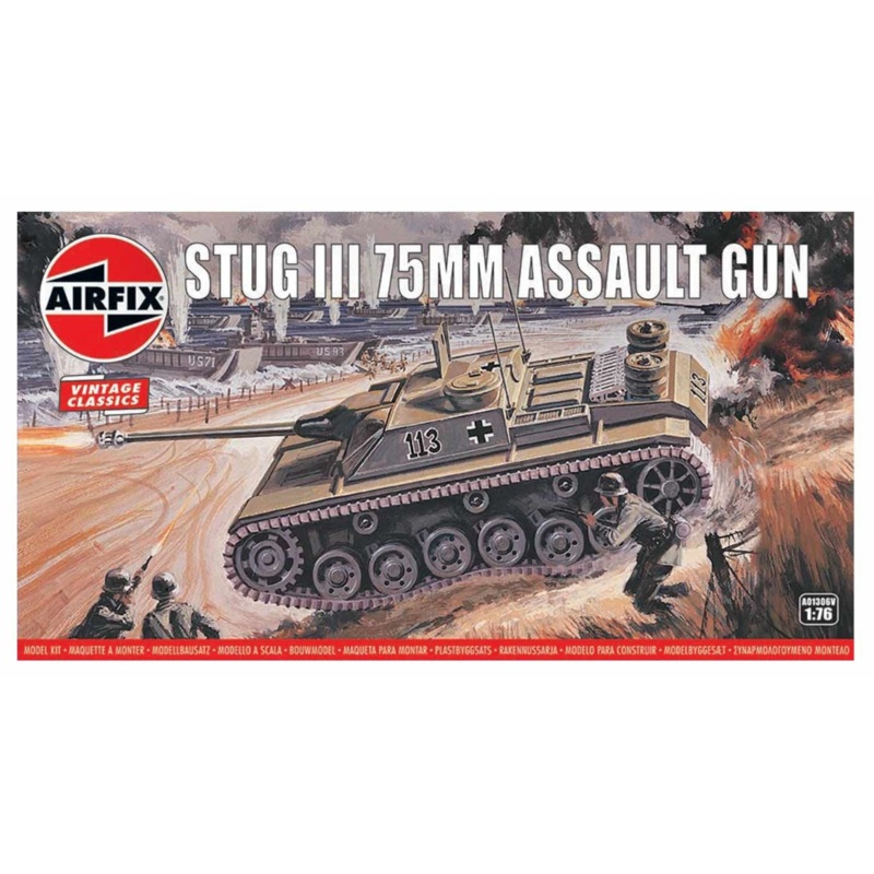 Stug III 75mm Assault Gun Model Kit