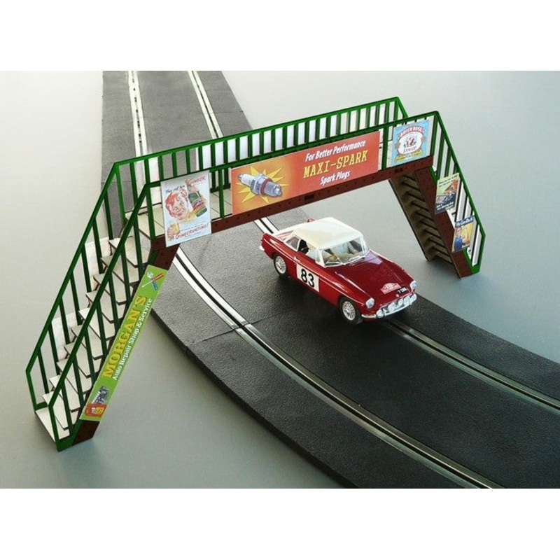 Footbridge for 2 Lane (Laser-cut, cardboard kit)