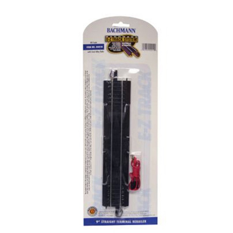 9 Straight Terminal Rerailer with Wire (1/Card)