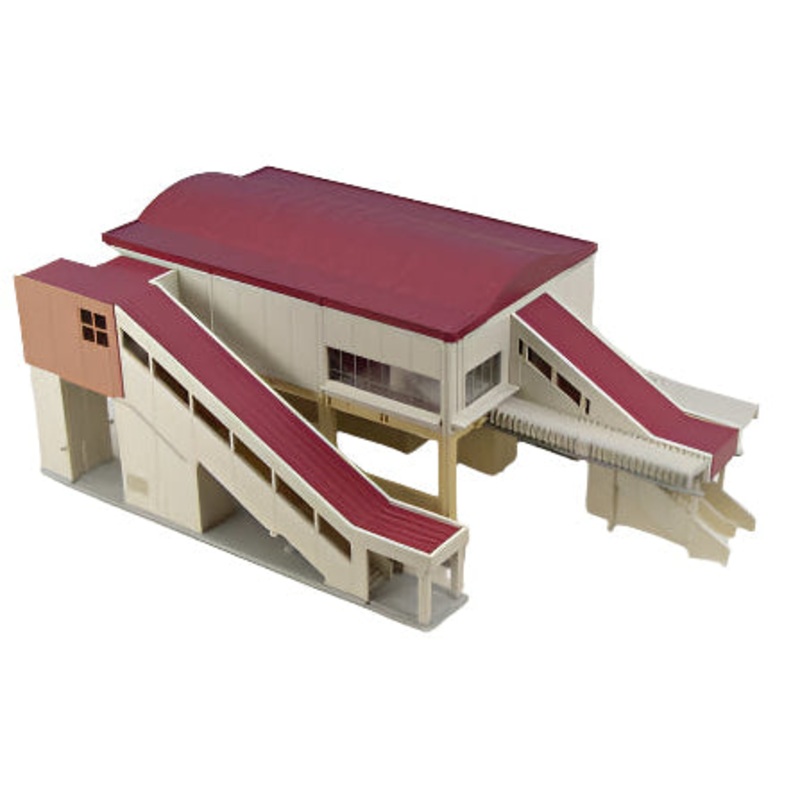 City Overhead Station With Footbridge Access (Pre-Built)