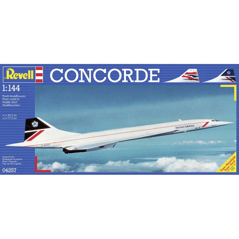 Concorde British Airways (1:144 Scale) Model Kit