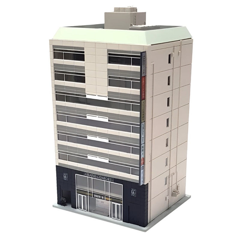 Diotown 8 Floor Office Block Grey/Black (Pre-Built)