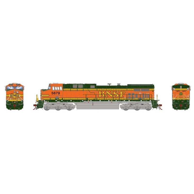 HO AC4400CW BNSF #5679 Diesel Locomotive – DCC Sound