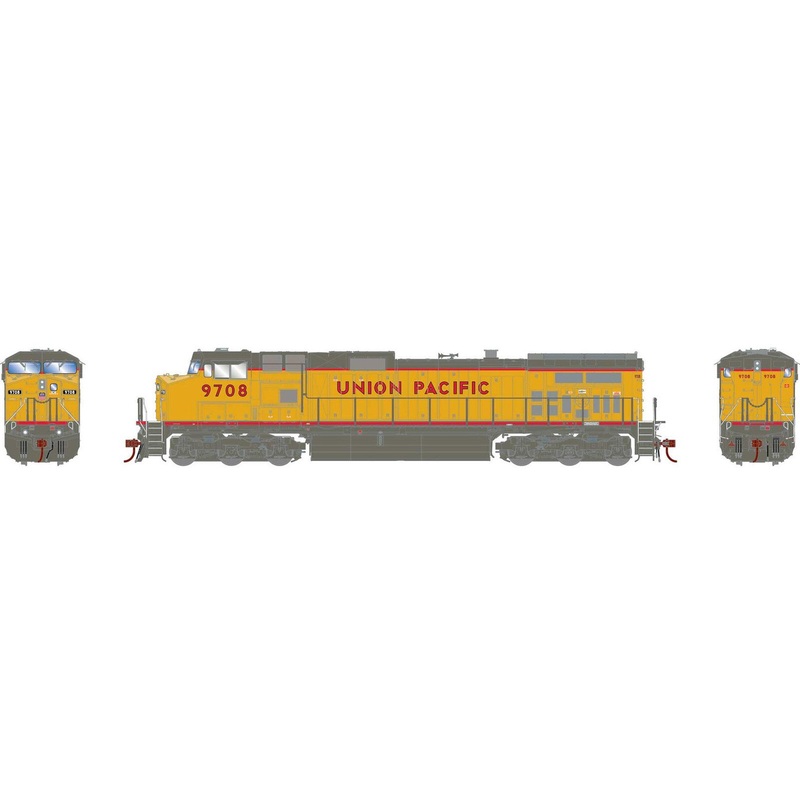 HO Dash 9-44CW Diesel Locomotive, UP #9708 – DCC Sound