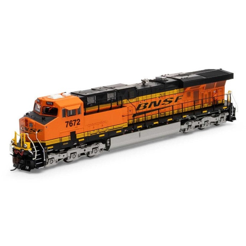 HO ES44DC BNSF #7672 Diesel Locomotive – DCC Sound