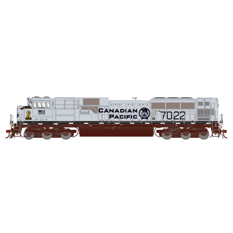 HO GEN EMD SD70ACU CP/Military Tribute #7022 Diesel Locomotive – DCC Sound