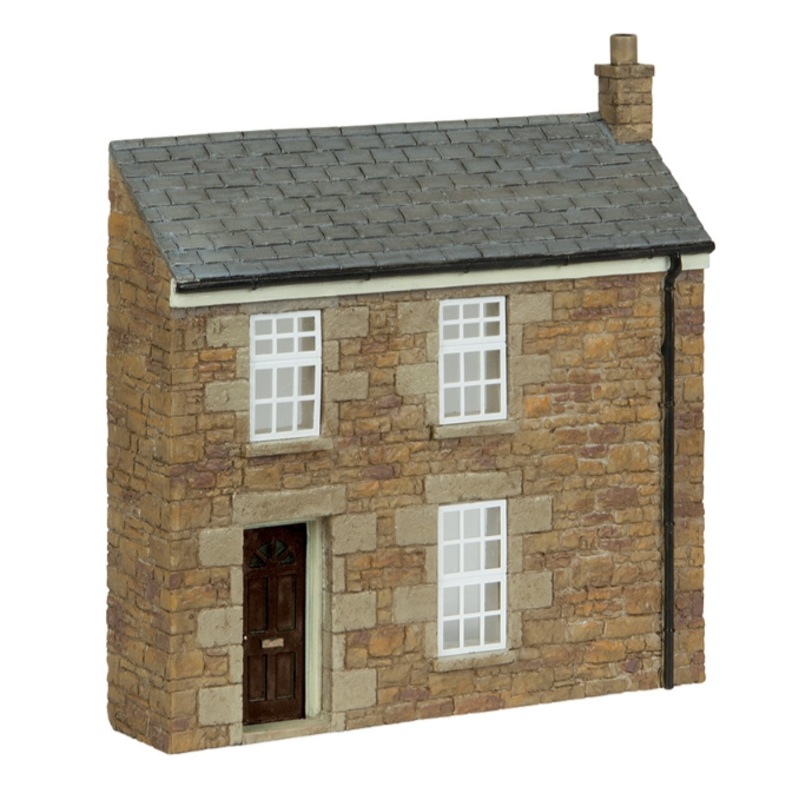 Low Relief Stone Terrace Left Hand Door Brown