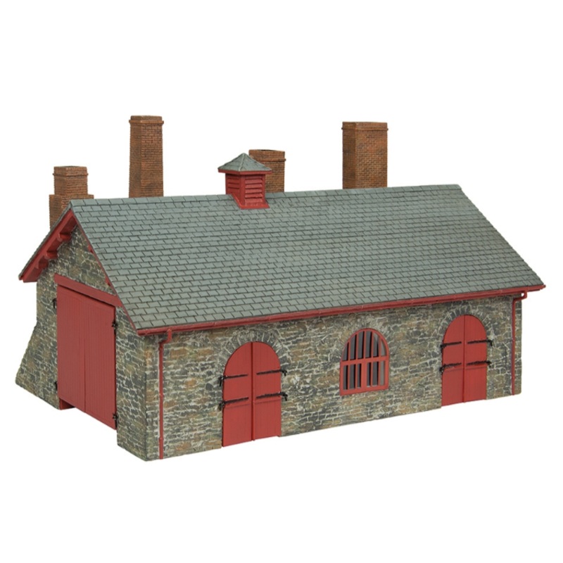 Narrow Gauge Blacksmith’s and Wagon Workshop Red