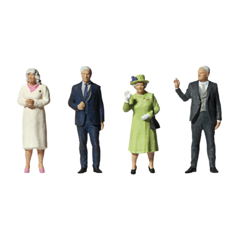 Queen Elizabeth II Special Edition Figure Set (4)