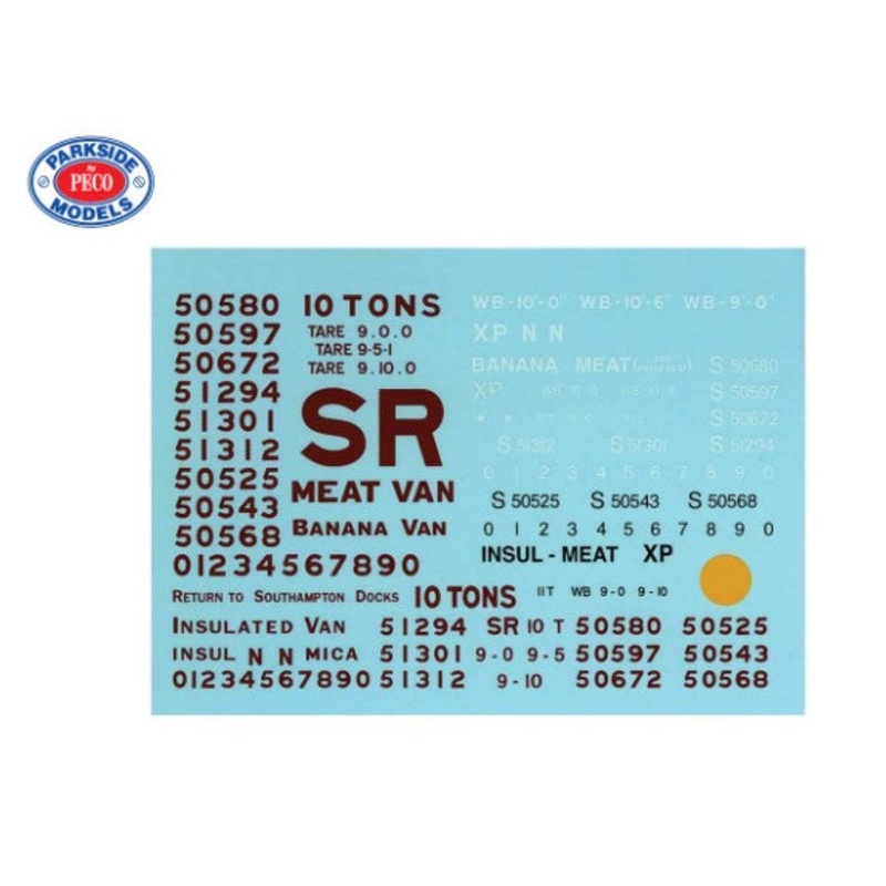 Transfer (waterslide) SR/BR from kits PS100-101