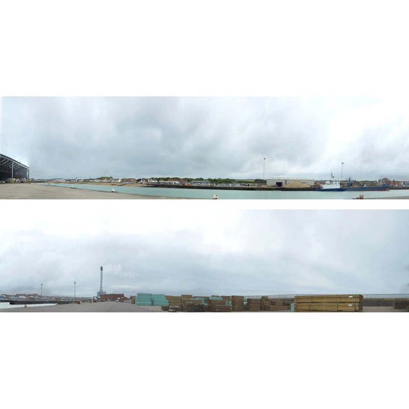 Art Printers Brighton Docks 9 High Backscene N Gauge