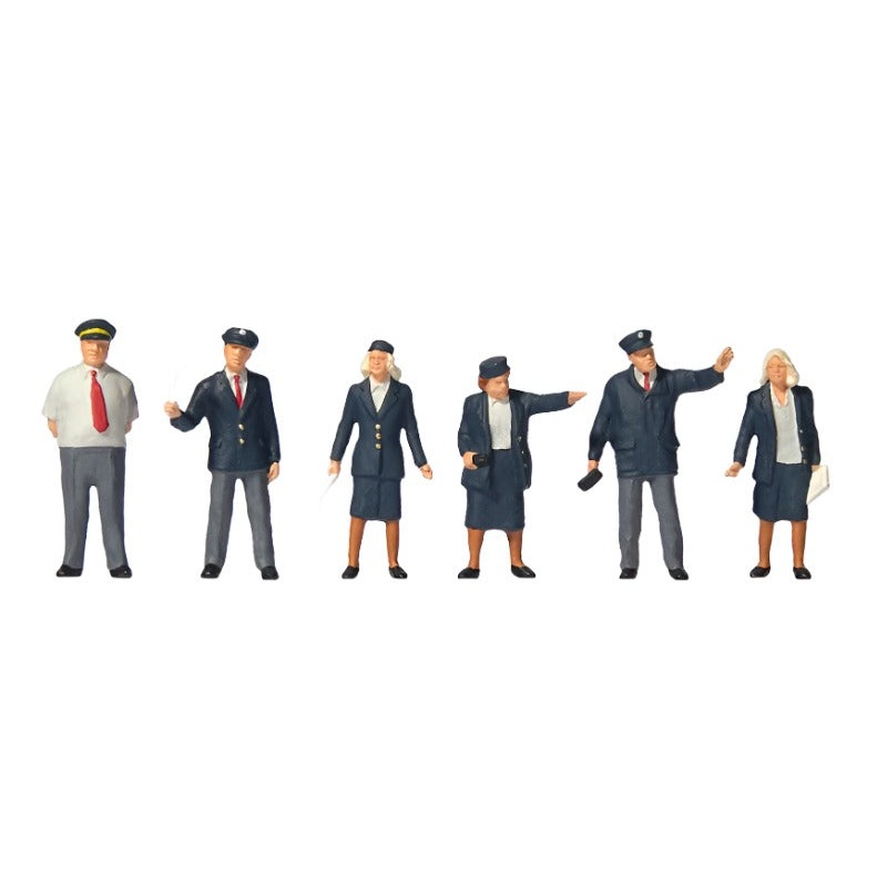 British Rail Staff (6) British OO Scale Figure Set