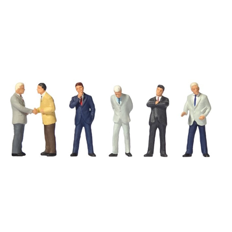 Businessmen (6) British OO Scale Figure Set