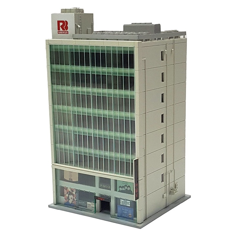 Diotown 8 Floor Glass Fronted Office Block White(Pre-Built)