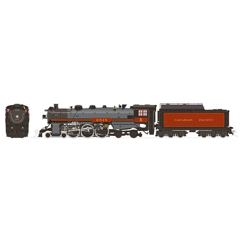 HO H1b 4-6-4 Hudson CPR Empress: #2816 Excursion – DCC Sound