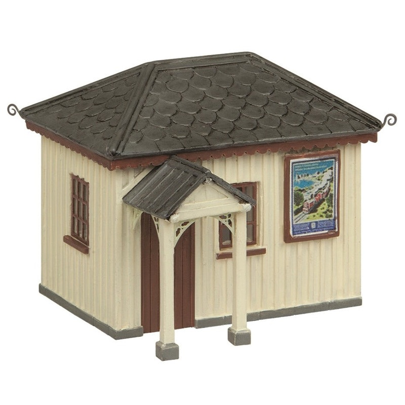 Narrow Gauge (OO9) Platform Waiting Room – Chocolate and Cream