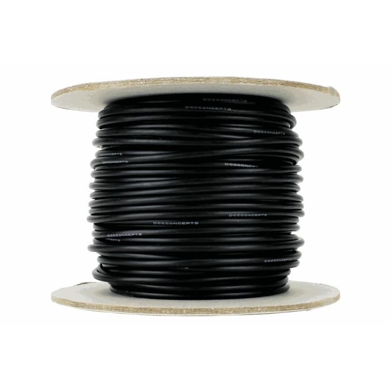 Power Bus Wire 25m of 2.5mm (13g) Black