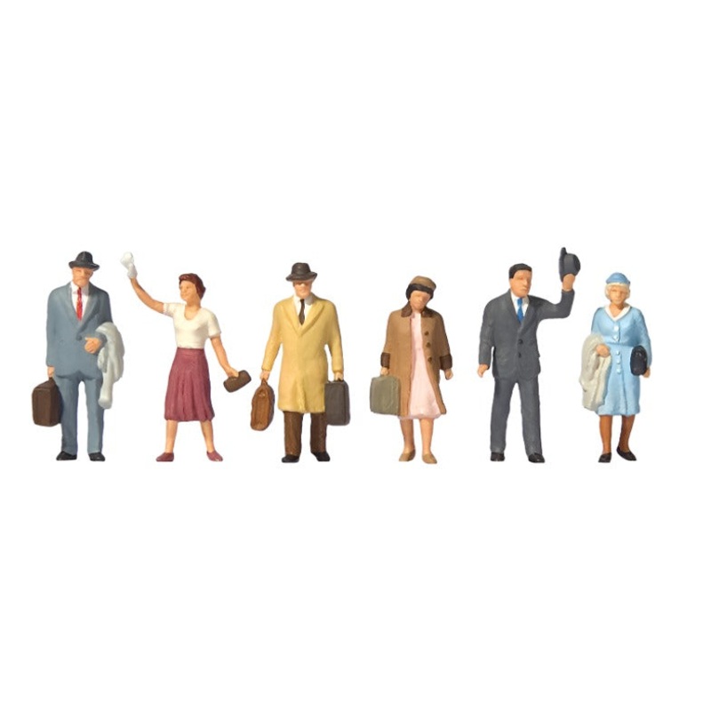 Travellers (6) British OO Scale Figure Set