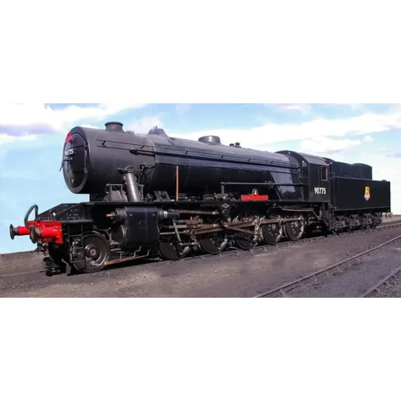 WD Austerity 2-10-0 90775 BR Black Steam Locomotive