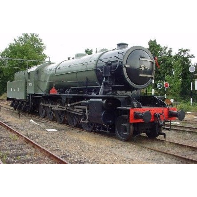 WD Austerity 2-10-0 Olive Drab Steam Locomotive – DCC Sound