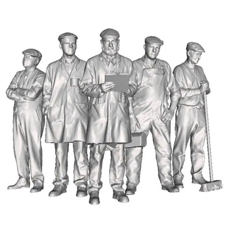 N Gauge 1948-1968 British Railways – Factory Worker Bundle