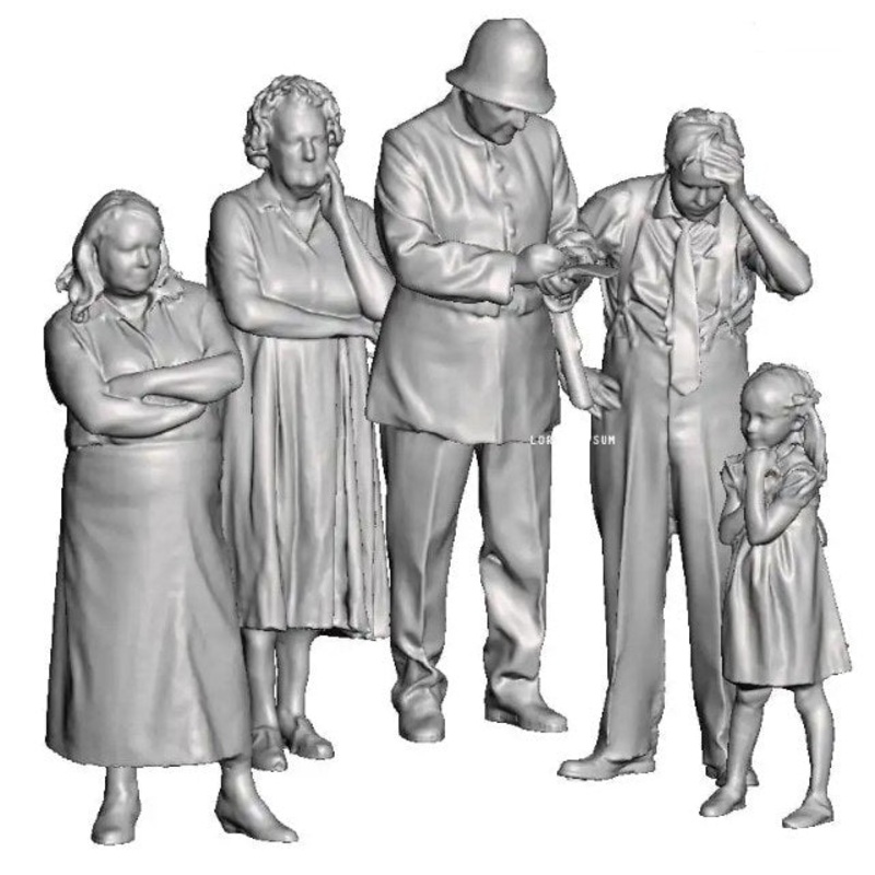 N Gauge 1948-1968 British Railways – People in conversation Bundle