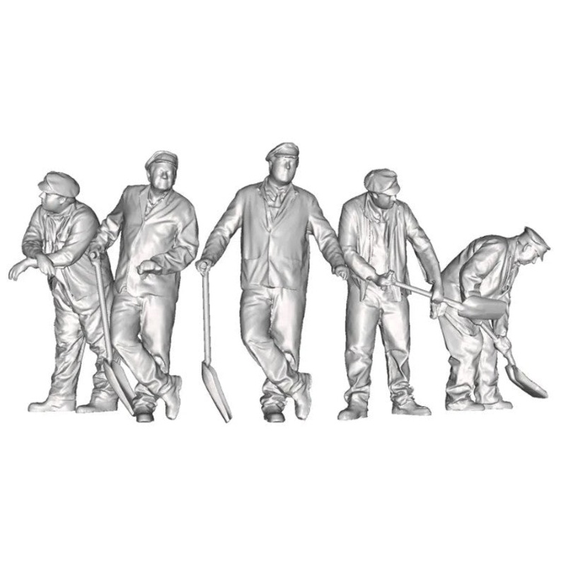 N Gauge 1948-1968 British Railways – Right Hand Drive Fireman Multi-Pack of 10