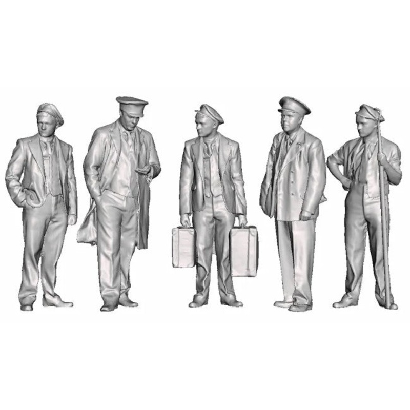 N Gauge 1948-1968 British Railways – Station Staff Bundle