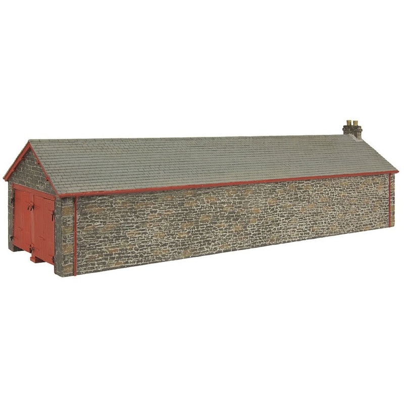 Narrow Gauge (OO9) Boston Lodge Engine Shed – Red