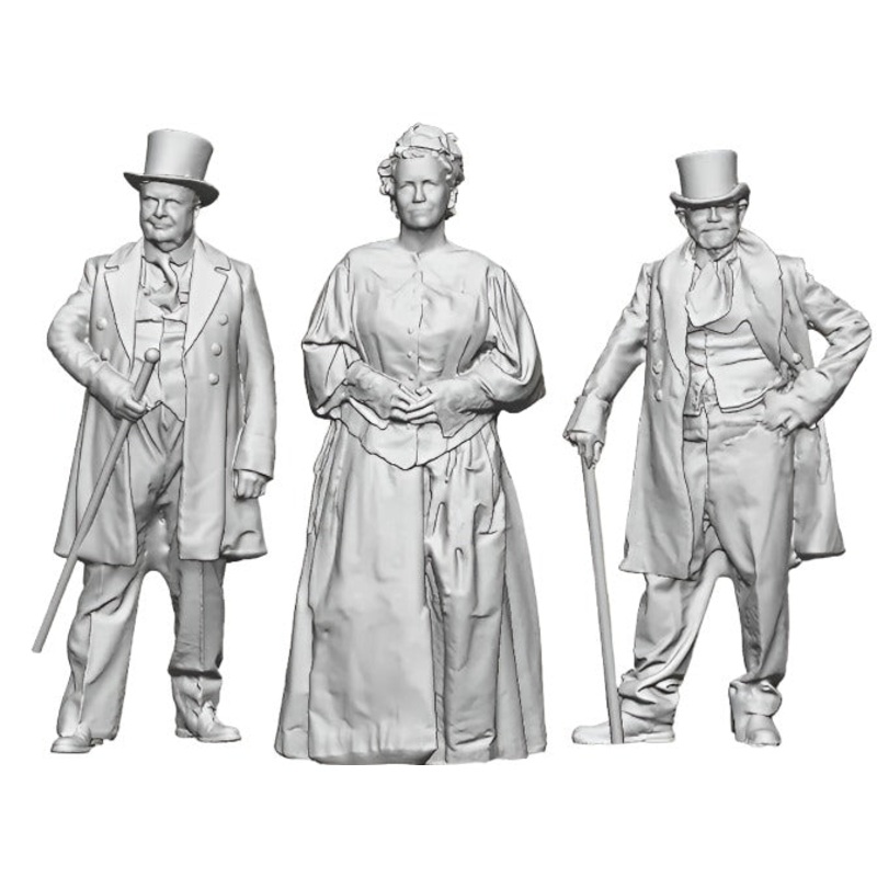OO Gauge 1804-1870 Pioneering – Victorian People Set 3
