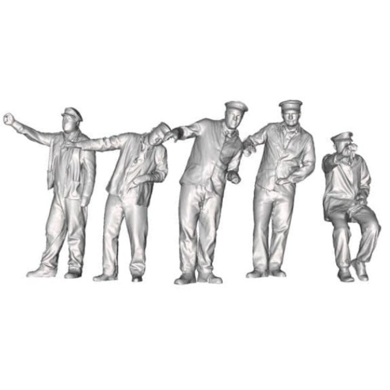 OO Gauge 1948-1968 British Railways – Left Hand Drive Loco Driver Multi-Pack of 5