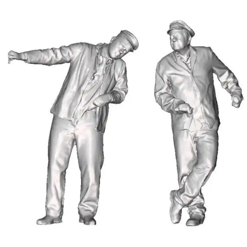 OO Gauge Loco Specific Crew – Bachmann Ffestiniog Double Fairlie Crew 1 (facing foward)