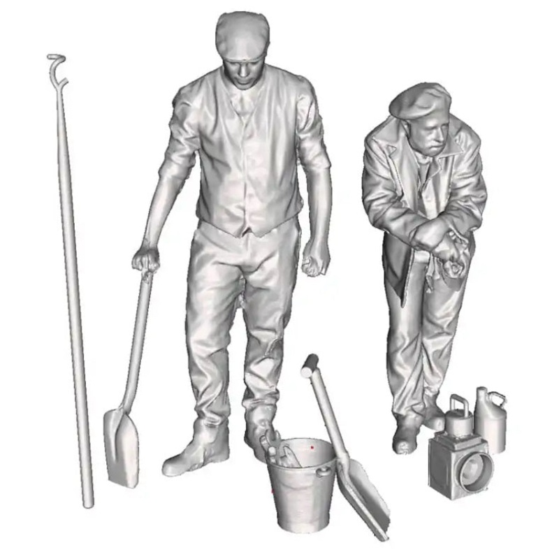 OO Gauge Loco Specific Crew – Peckett Loco Crew Pack 2