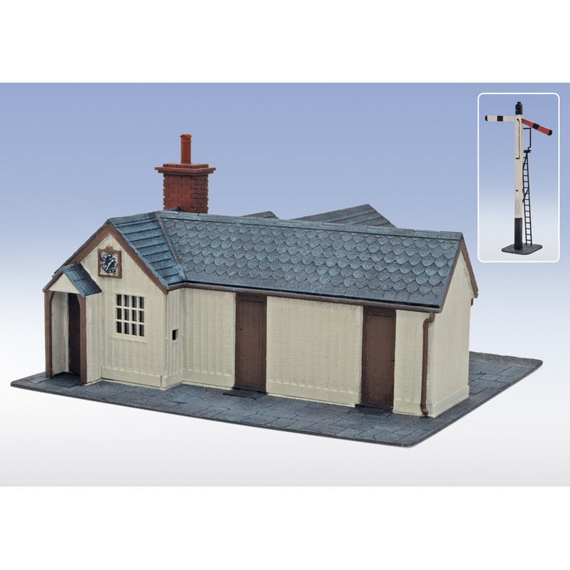 PECO Lineside OO/HO/OO-9 Tan-y-Bwlch Station Building Laser Cut Kit