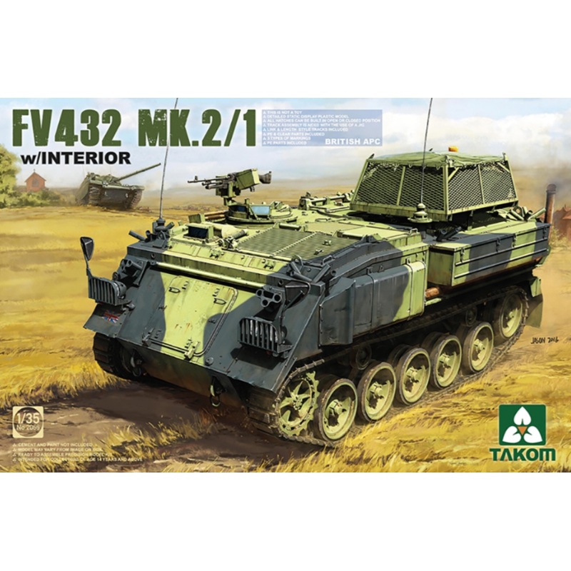 British APC FV432 Mk 2/1 with interior Model Kit