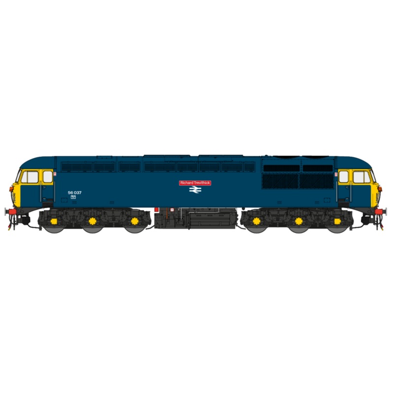 Class 56 BR Blue ‘Richard Trevithick’ No.56037 Diesel Locomotive – DCC Sound
