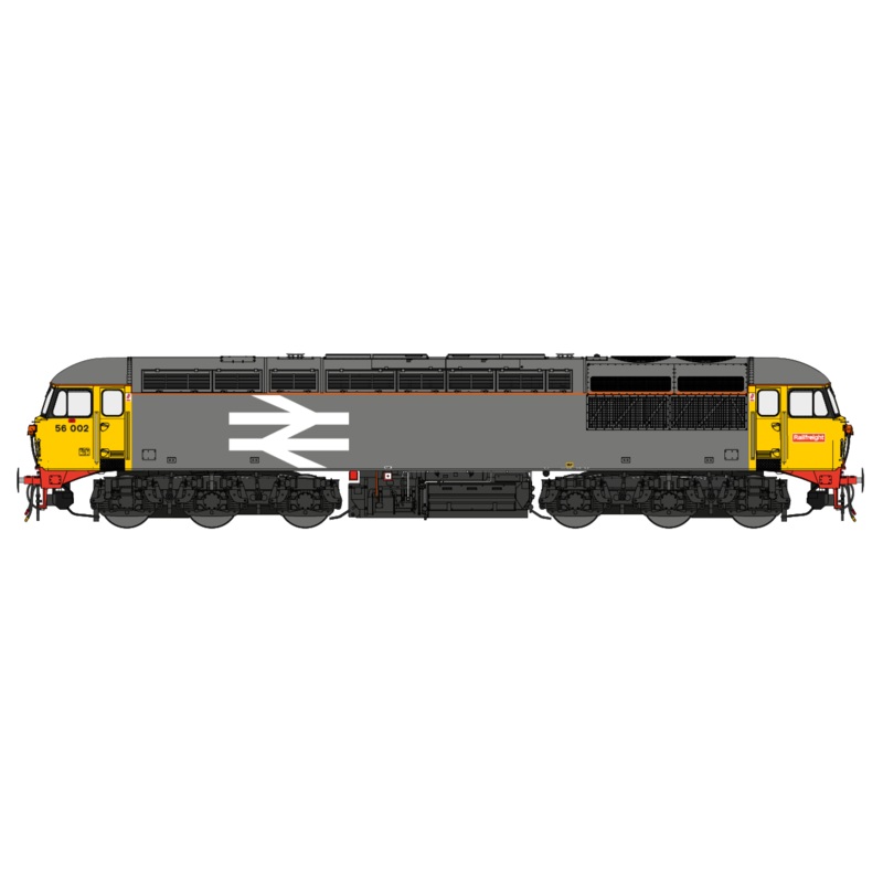 Class 56 BR Original Railfreight Grey No.56002 Diesel Locomotive – DCC Sound