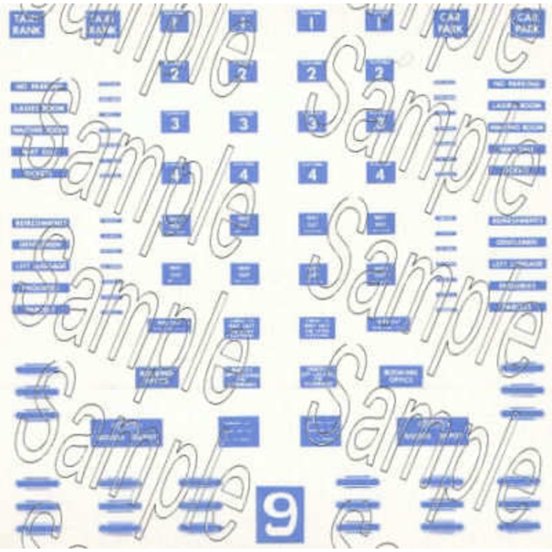 N Gauge BR (Scottish Region) Station Signs