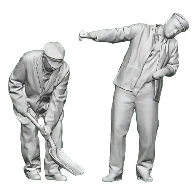 N Gauge Railway & Lineside – 1922-1968	– LMS 3F Jinty Crew Pack