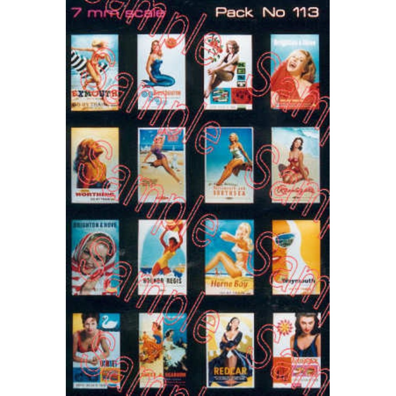 O Gauge BR Special Issue Travel Posters ‘Swimsuits’