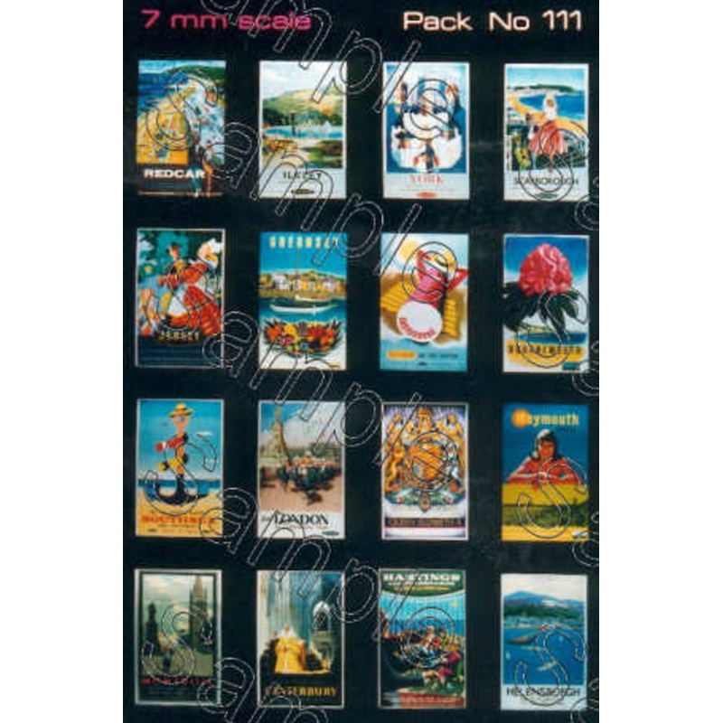 O Gauge BR Travel Posters Small
