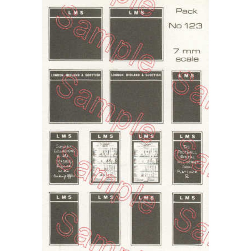 O Gauge LMS Poster Boards