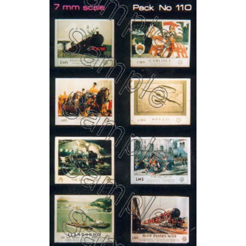 O Gauge LMS Travel Posters Large