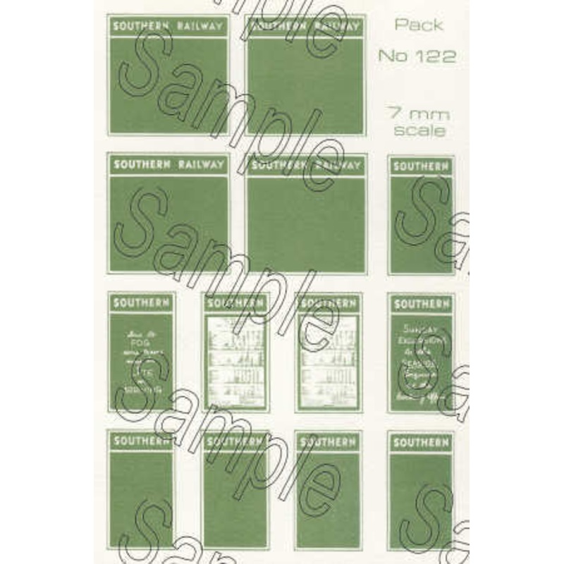 O Gauge SR Poster Boards