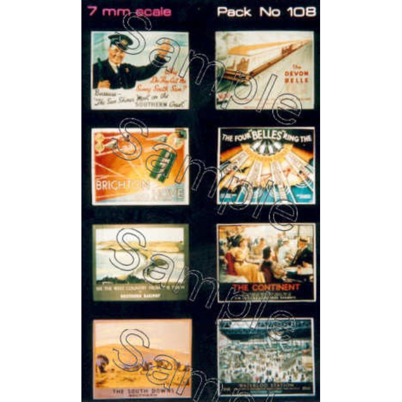 O Gauge SR Travel Posters Large