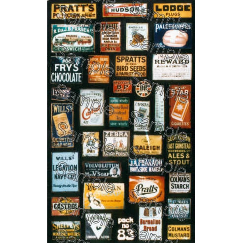 OO Gauge Enamel Advert Signs 3