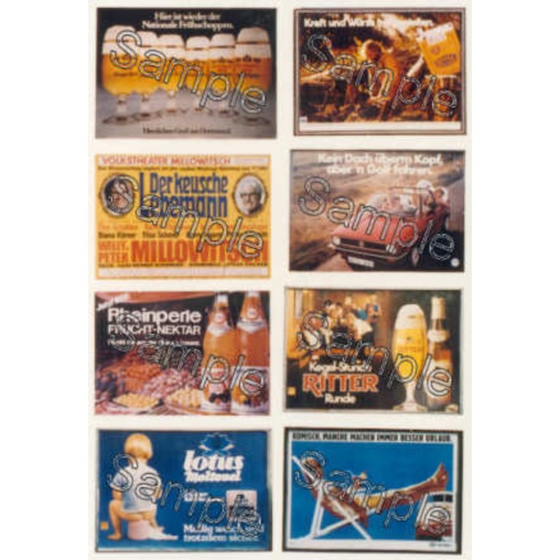 OO Gauge German Travel Posters Pack 2