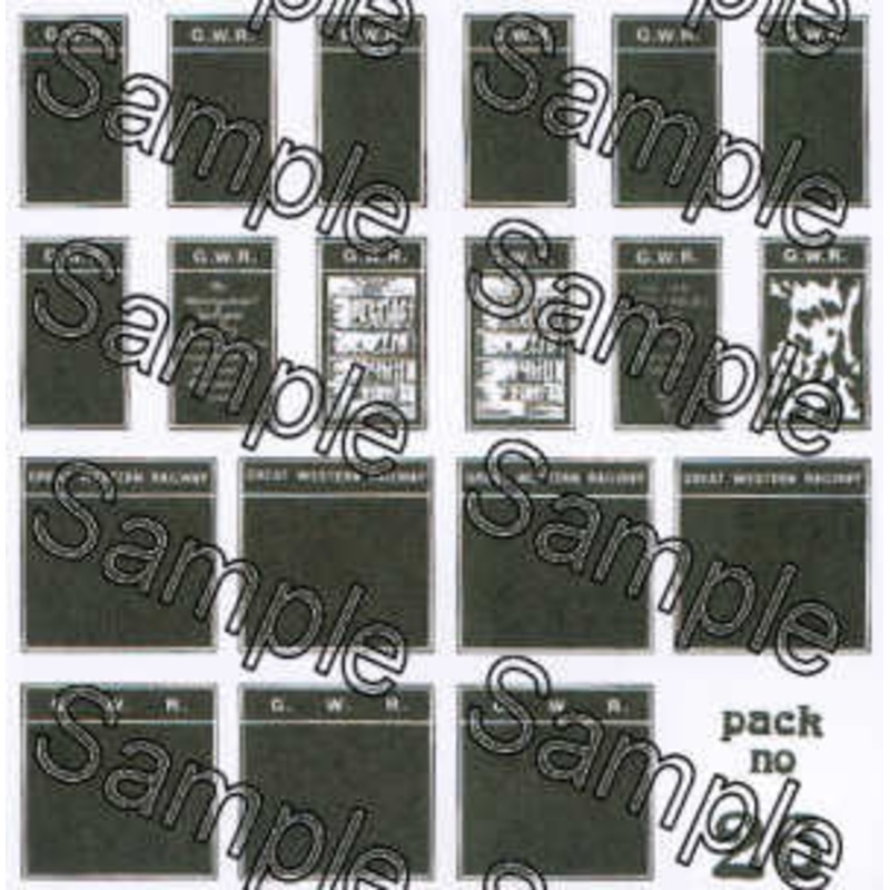 OO Gauge GWR Poster Boards