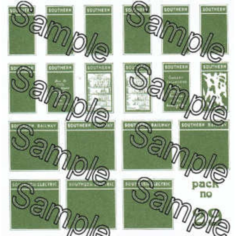OO Gauge Southern Poster Boards