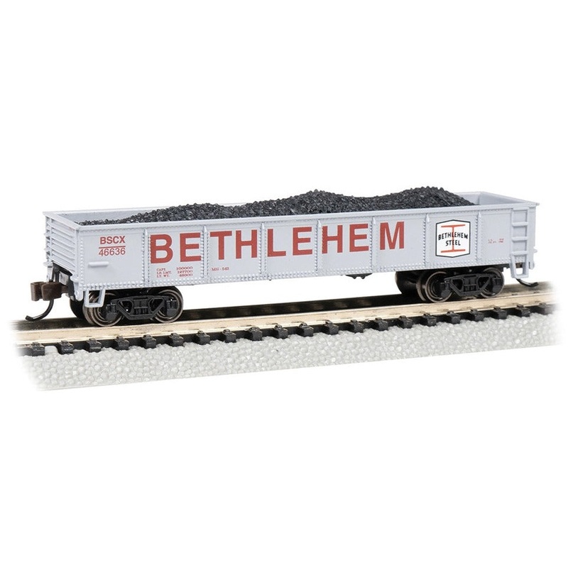 40′ Gondola – Bethlehem Steel #46636 – Grey